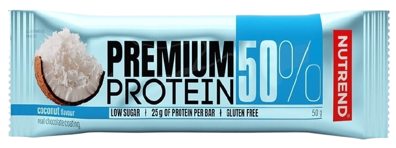 Obrázok Nutrend Premium Protein 50% Bar 50g kokos