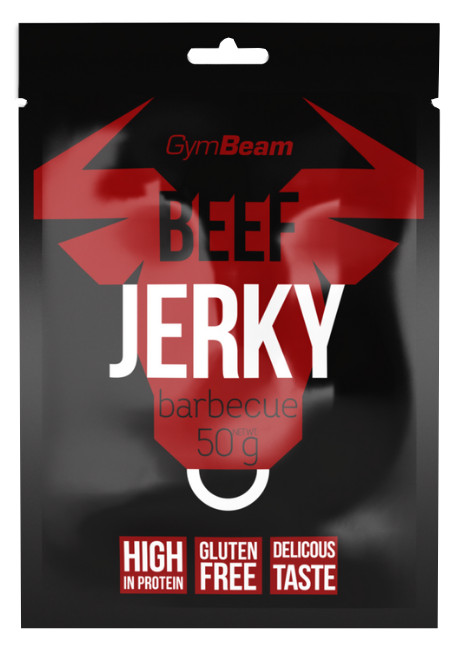 Obrázok GymBeam Beef Jerky 50 g barbecue