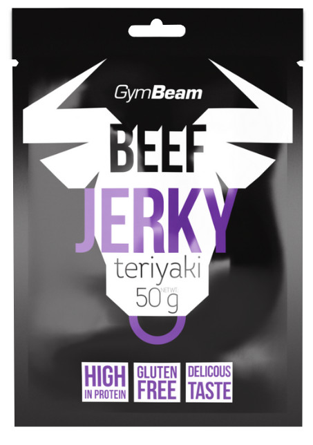 Obrázok GymBeam Beef Jerky 50 g teriyaki