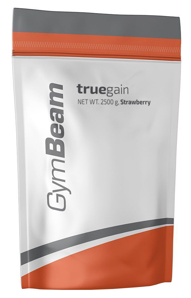 Obrázok GymBeam Gainer True Gain 2500 g jahoda