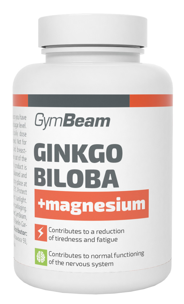 Obrázok GymBeam Ginkgo Biloba + Magnézium 90 kaps.