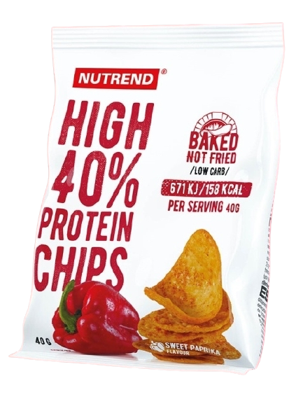 Obrázok Nutrend High Protein Chips 6x40g paprika