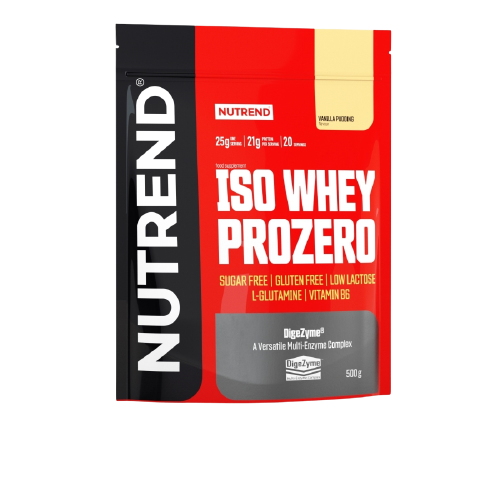 Obrázok Nutrend ISO WHEY PROZERO, 500g, pudingová vanilka (VS-102-500-PVA)