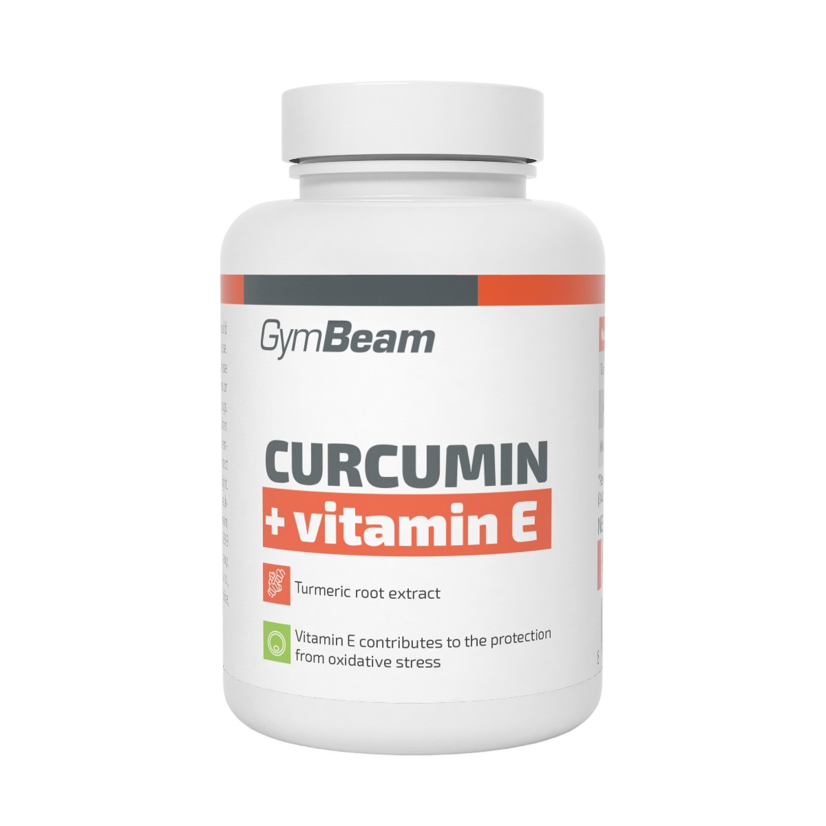 Obrázok GymBeam Kurkumín + Vitamín E 90 tab.