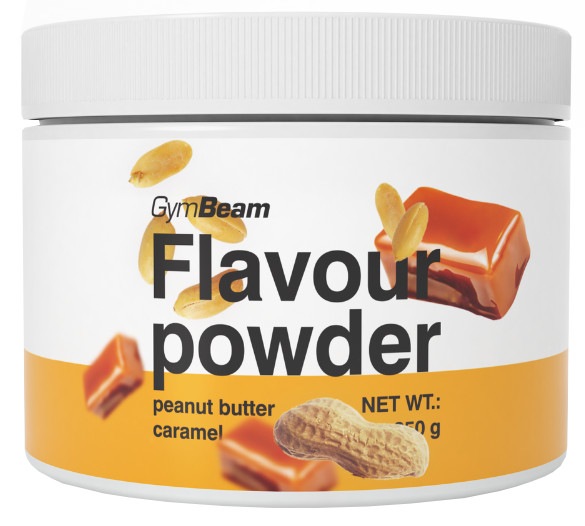 Obrázok GymBeam Flavour powder 250 g peanut butter caramel