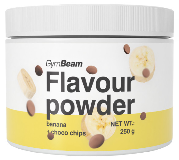 Obrázok GymBeam Flavour powder 250 g banana with choco chips