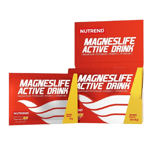 Obrázok Nutrend Magneslife Active Drink, 10× 15 g, citrón (VS-095-150-CI)