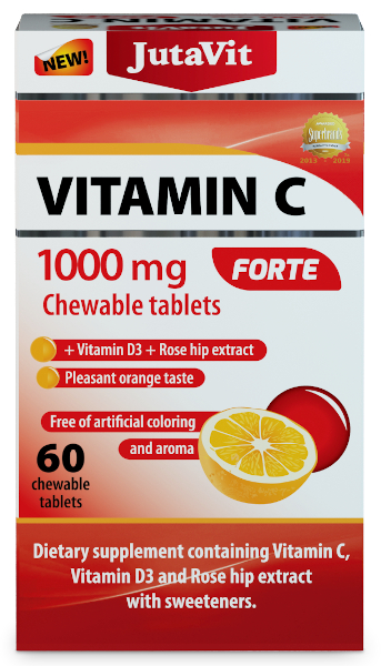 Obrázok JutaVit Vitamín C 1000 mg FORTE