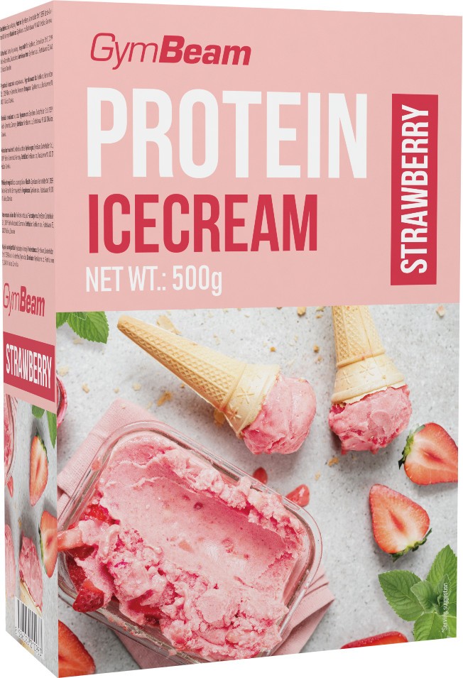 Obrázok GymBeam Proteínová zmrzlina Protein Ice Cream 500 g jahoda