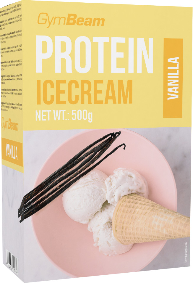 Obrázok GymBeam Proteínová zmrzlina Protein Ice Cream 500 g vanilka