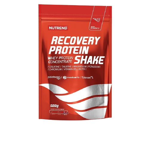 Obrázok Nutrend RECOVERY PROTEIN SHAKE, 500 g, jahoda (VS-091-500-JH)