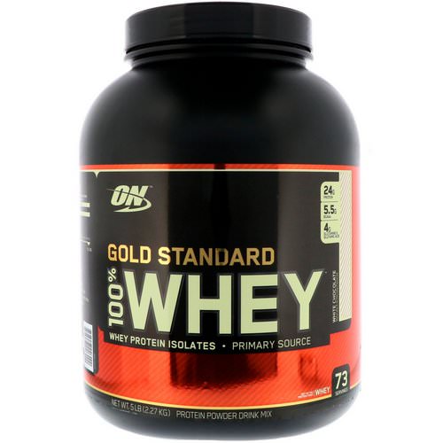 Obrázok Optimum Nutrition 100 Whey Gold Standard 2270 g biela čokoláda