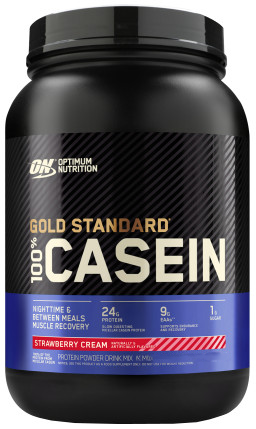 Obrázok Optimum Nutrition 100% Casein Protein 910 g jahoda