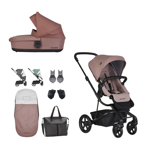 Obrázok EASYWALKER Set kombinovaný kočík Harvey2 Desert Pink s príslušenstvom