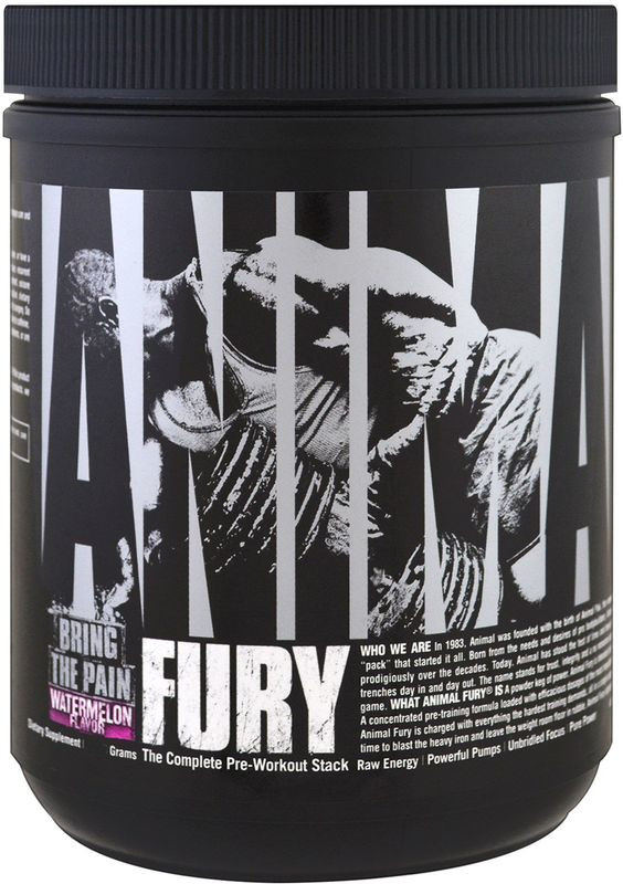 Obrázok Universal Nutrition Animal Fury 330 g vodný melón