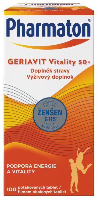 Obrázok Pharmaton GERIAVIT Vitality 50+, 100ks