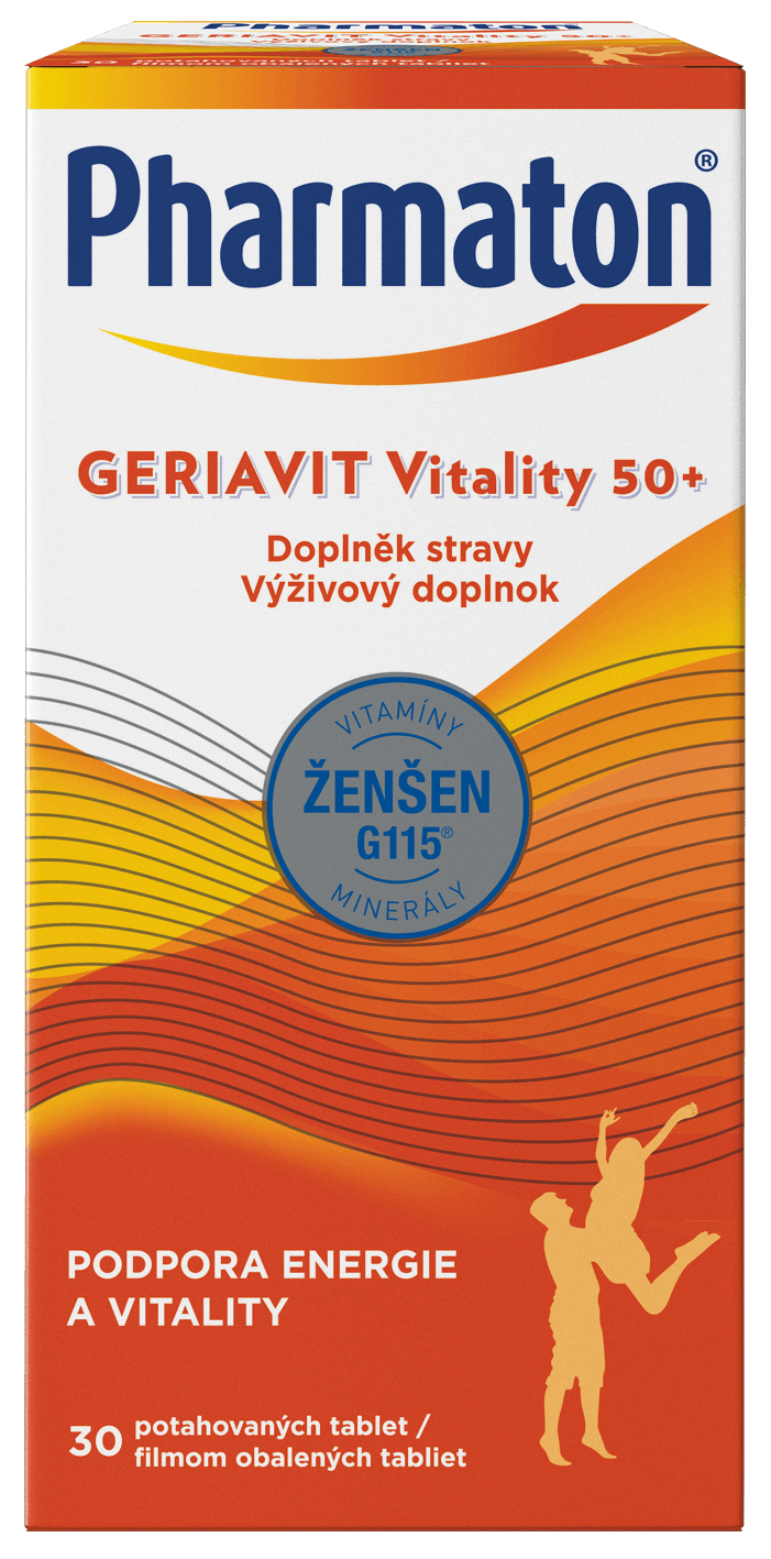 Obrázok Pharmaton GERIAVIT Vitality 50+ 30tbl