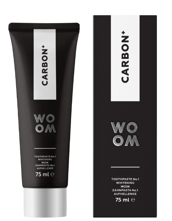 Obrázok Woom Carbon+ čierna zubná pasta 75ml