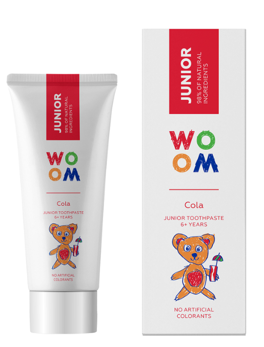 Obrázok Woom Junior Cola detská zubná pasta od 6 rokov 50ml