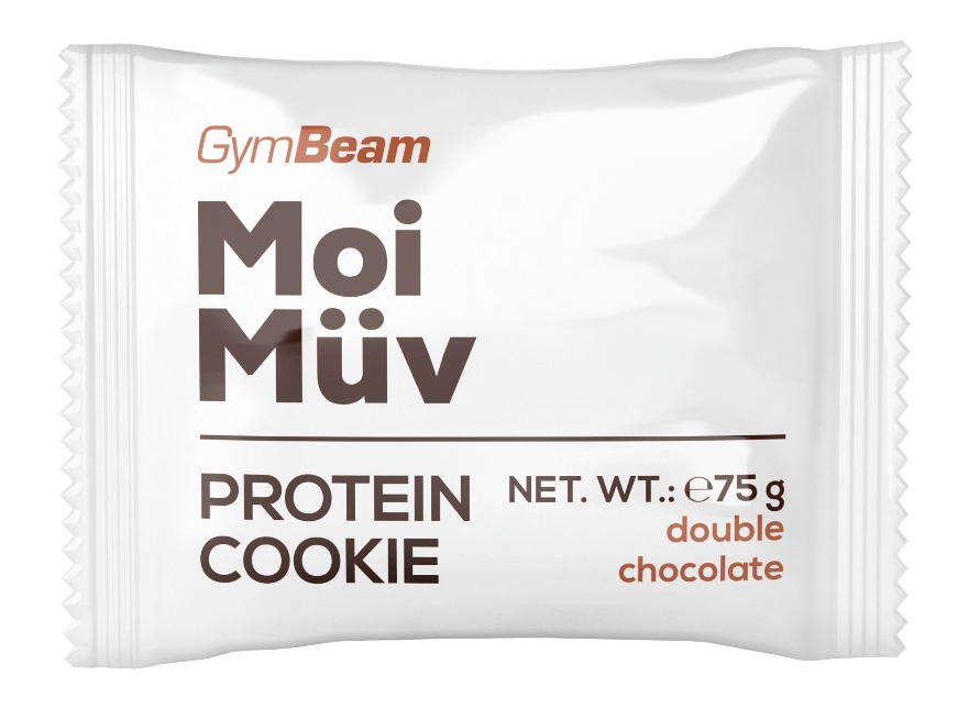 Obrázok GymBeam MoiMüv Protein Cookie 75 g dvojitá čokoláda