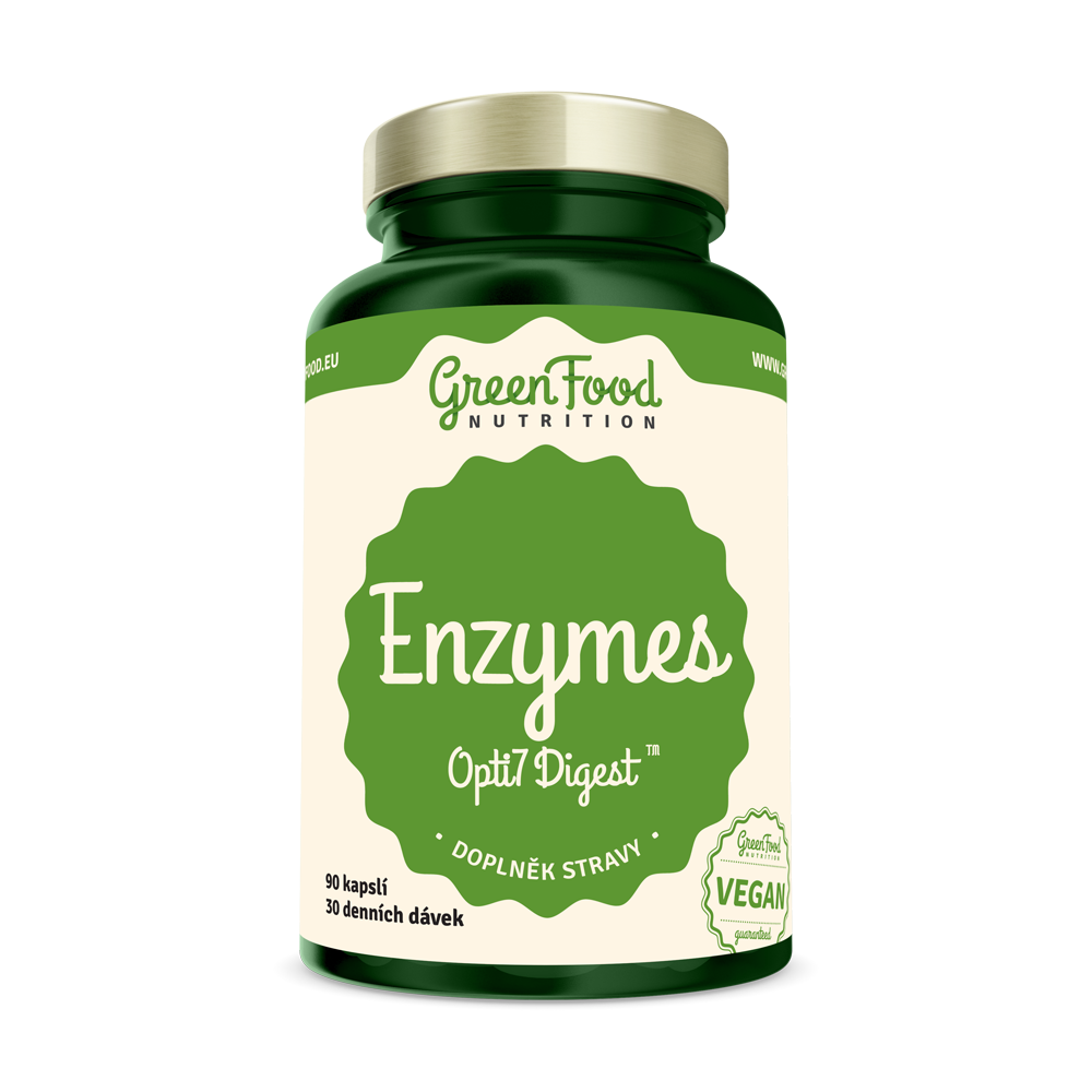 Obrázok GreenFood Nutrition Enzymy Opti 7 Digest 90cps (8594193920389)