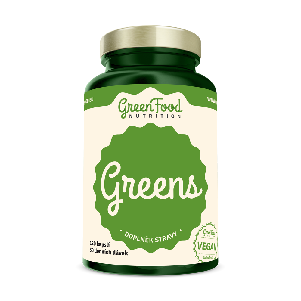 Obrázok GreenFood Nutrition Greens 120cps (8594193920297)