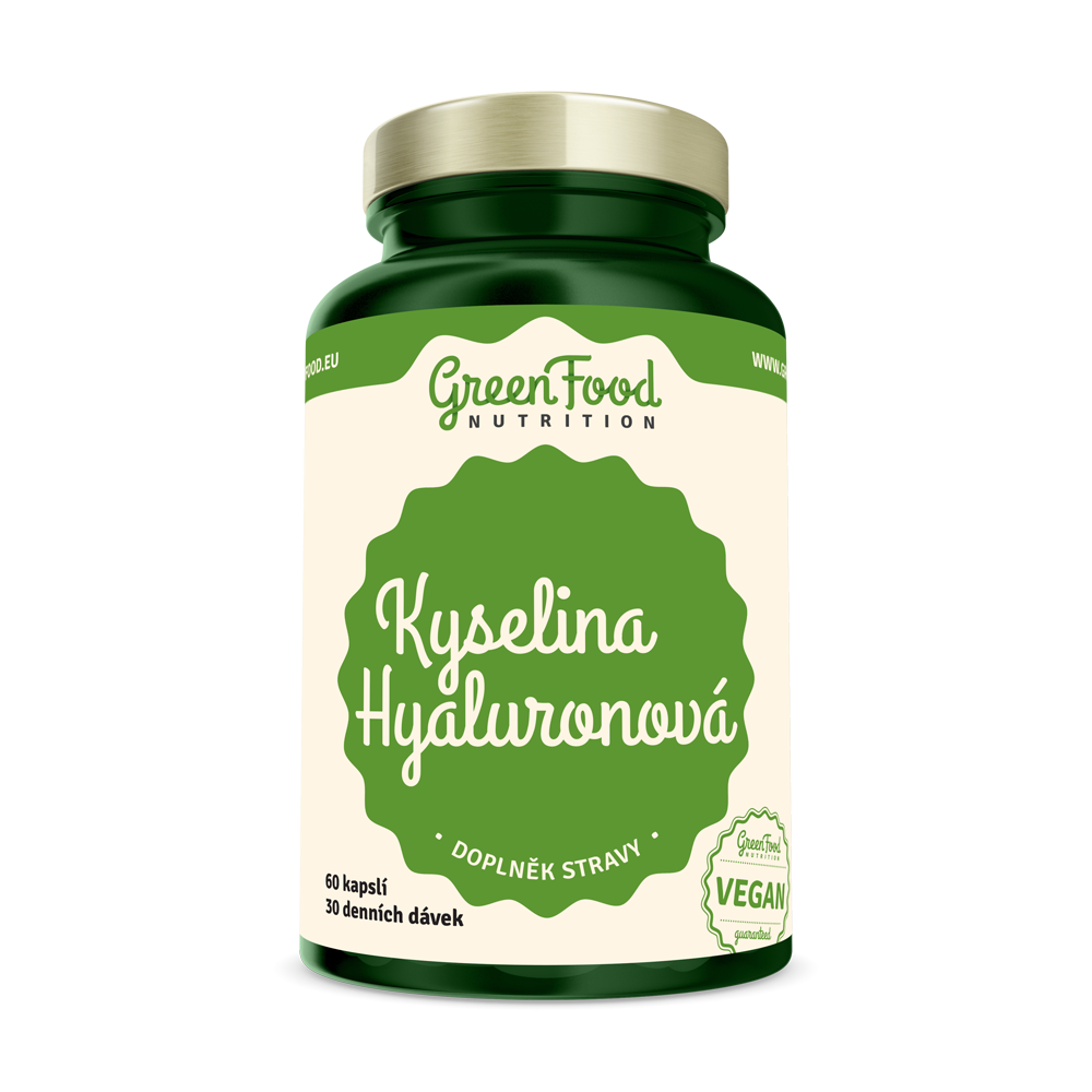 Obrázok GreenFood Nutrition Kyselina Hyalurónová 60cps (8594193922109)