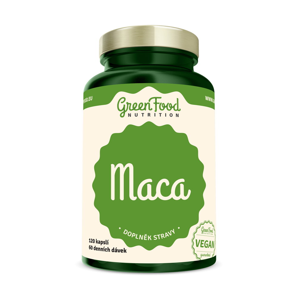 Obrázok GreenFood Nutrition Maca 120cps (8594193920334)