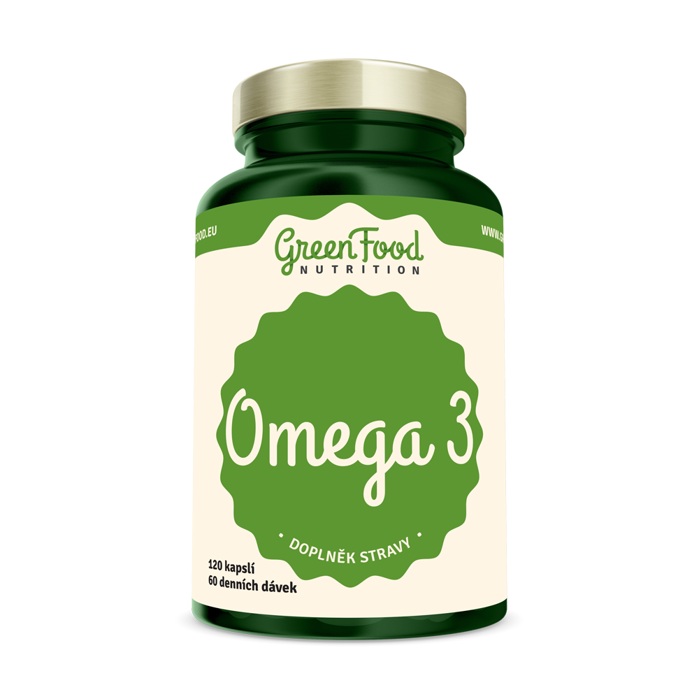 Obrázok GreenFood Omega 3 120 kapsúl