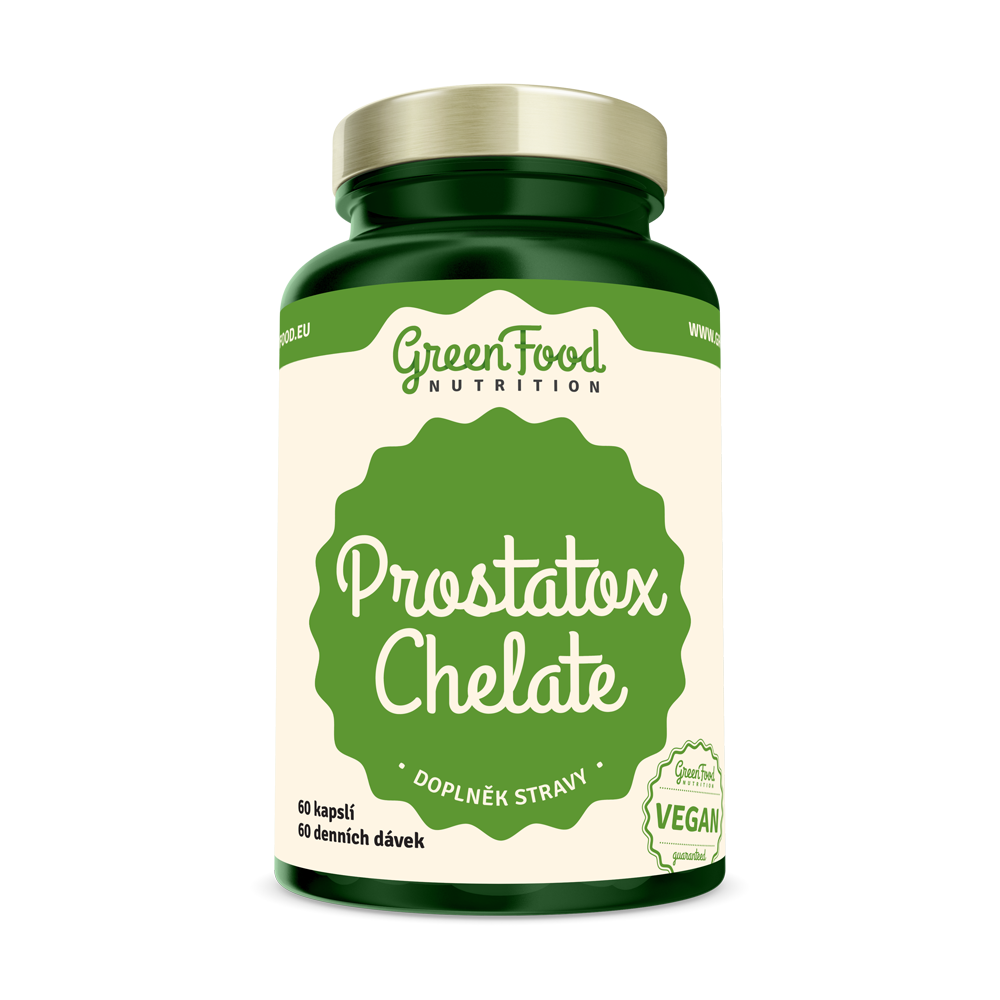 Obrázok GreenFood Nutrition Prostatox Chelát pre mužov 60cps (8594193922055)