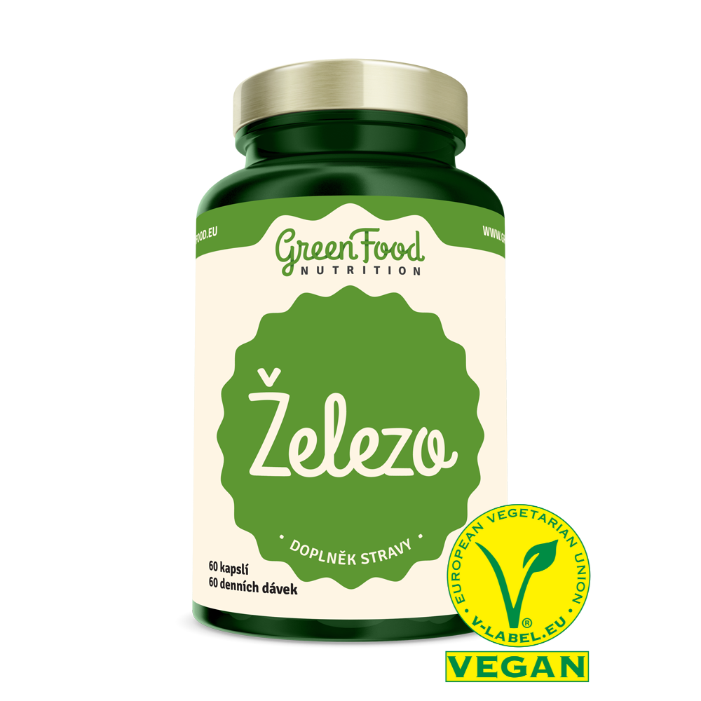 Obrázok GreenFood Železo 60 kapsúl