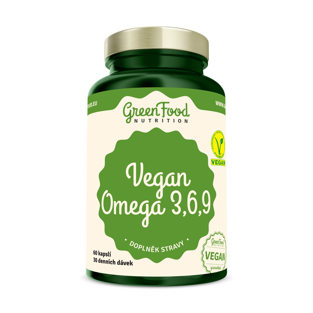 Obrázok GreenFood Vegan Omega 3,6,9 60 kapsúl