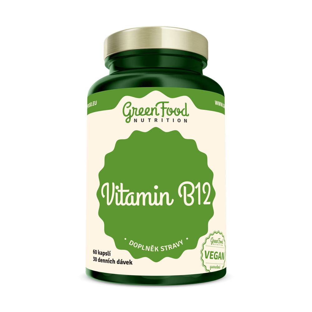 Obrázok GreenFood Vitamin B12 60 kapsúl