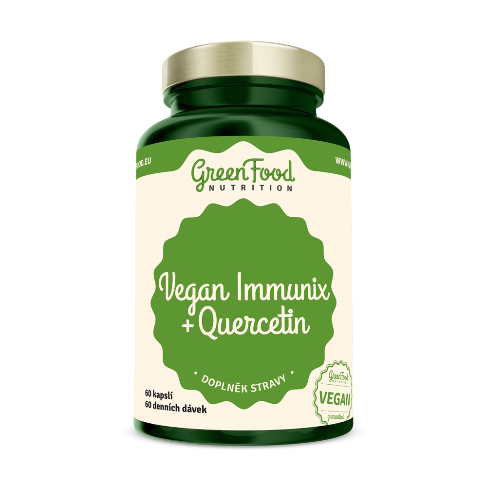 Obrázok GreenFood Nutrition Vegan Immunix + Quercetin 60 kapsúl (8594193924660)