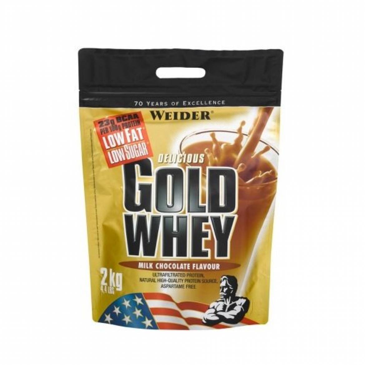 Obrázok Weider Gold Whey, 2000 g vanilla