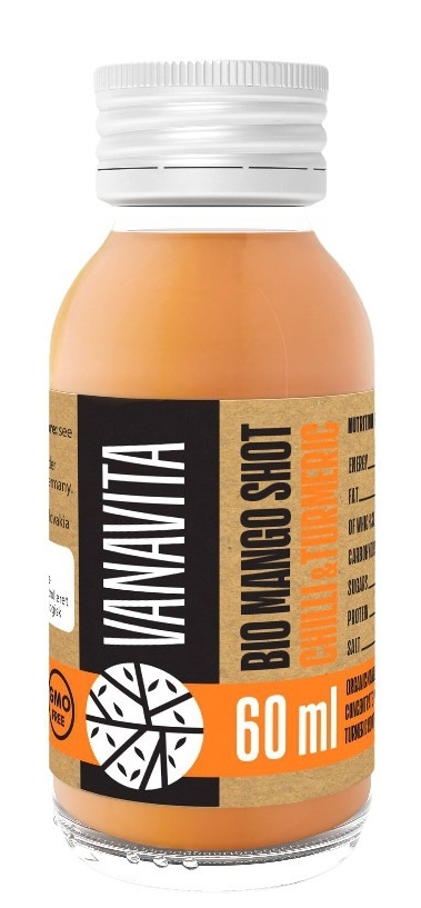 Obrázok VanaVita Bio Mango shot chilli&turmeric 60 ml