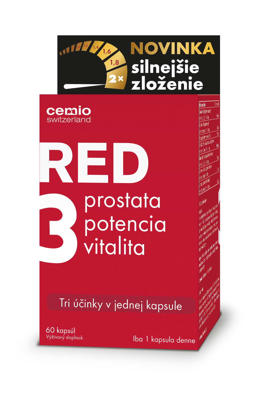 Obrázok Cemio RED3 silnejšie zloženie 60cps