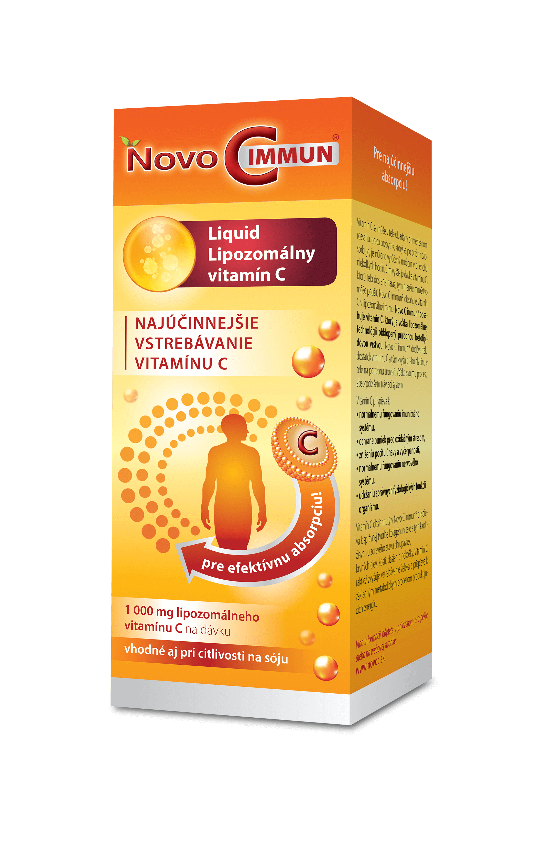 Obrázok NOVO C IMMUN Lipozomálny vitamín C