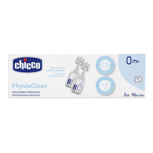 Obrázok CHICCO Fyziologický roztok do nosa 2 ml, 10 ampuliek