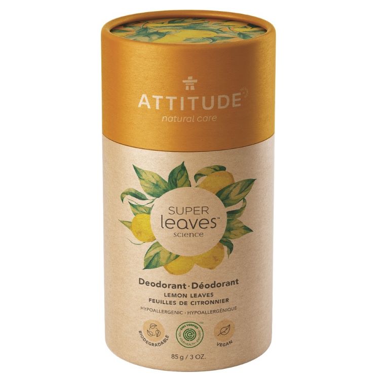 Obrázok ATTITUDE Super Leaves Deodorant Lemon Leaves 85 g (626232119923)