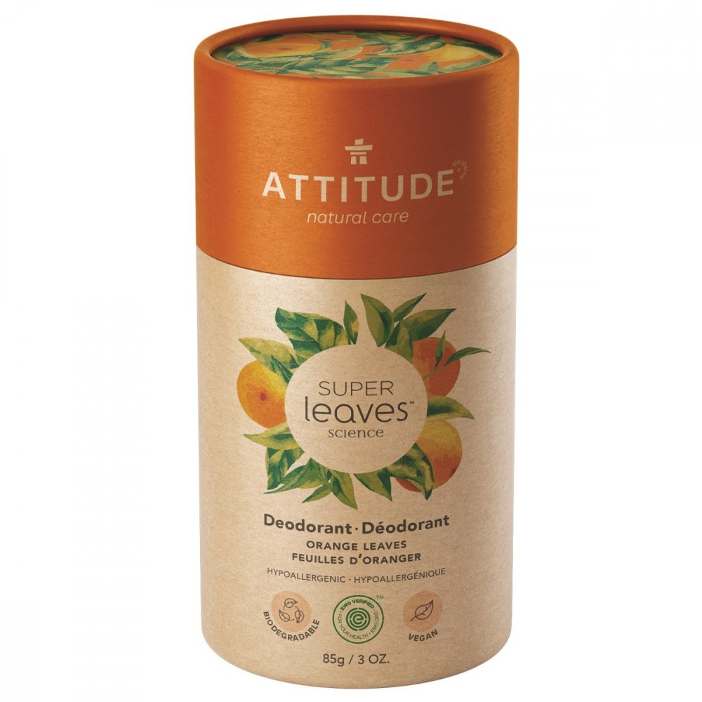 Obrázok ATTITUDE Super Leaves Deodorant Orange Leaves 85 g (626232119985)