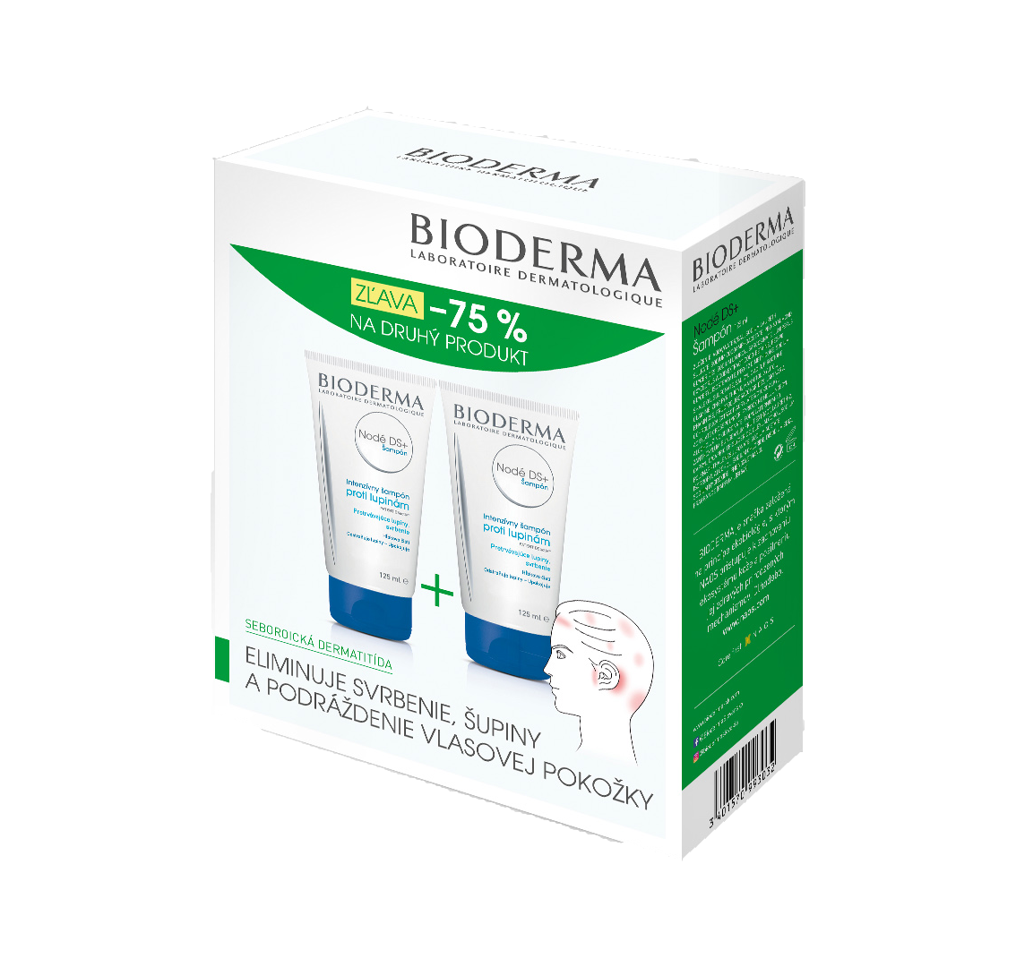 Obrázok Bioderma Nodé DS+ Anti-récidive šampón na lupiny 125 ml DUOPACK