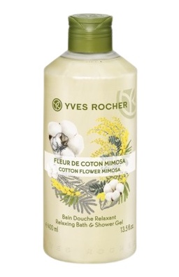 Obrázok Yves Rocher Sprchovací gél Kvet mimózy & bavlna 400ml