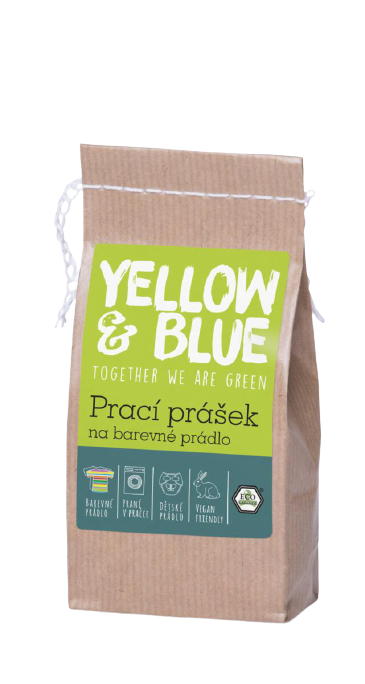 Obrázok Yellow & Blue Prací prášok na farebnú bielizeň 250g