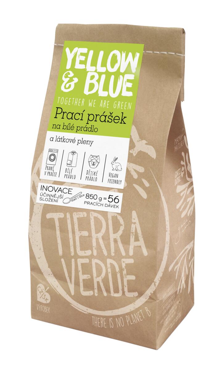 Obrázok YELLOW & BLUE na bielu bielizeň a plienky 850 g (56 praní) (8595691810400)