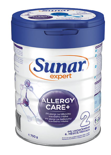 Obrázok Sunar Expert ALLERGY CARE+ 2 dojčenská výživa (od ukonč. 6. mesiaca)(inov.2020) 1x700 g