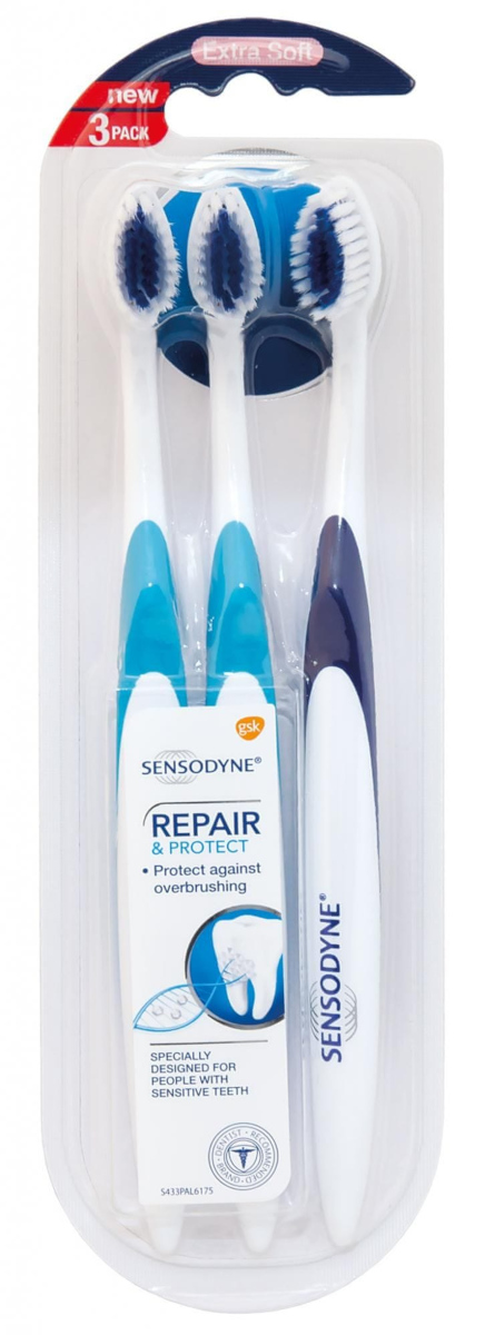 Obrázok SENSODYNE Repair&Protect Extra Soft Triopack (5054563029560)