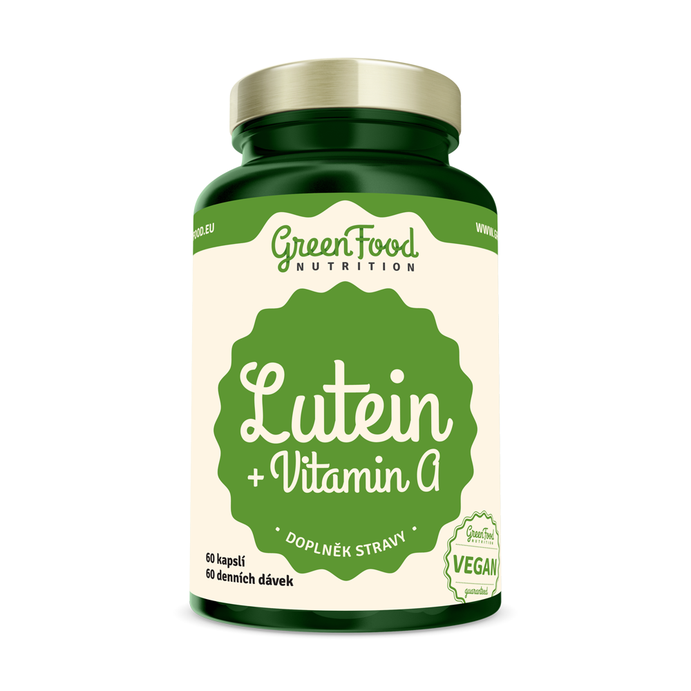 Obrázok GreenFood Lutein + Vitamin A 60 kapsúl