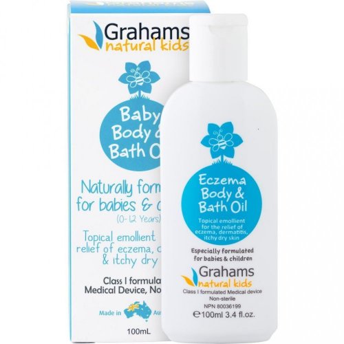 Obrázok Grahams Natural Baby Eczema Body&Bath Oil olej 1x100 ml