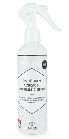 Obrázok ALORI Čistič okien a zrkadiel protizahmlievací efekt 250 ml (8594195503023)